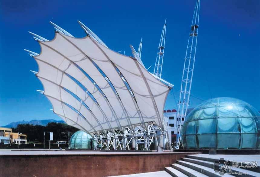 宜春车棚膜结构网架